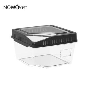 Nomo H7 solide en plastique rampant Pet Reptile boîte d'alimentation serpent araignée lézard Scorpion cornu grenouille <span class=keywords><strong>coléoptère</strong></span> <span class=keywords><strong>insecte</strong></span> garde ceinture - Product Image 5