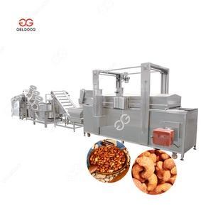 เครื่องทอดถั่วลิสงแบบสายพานลำเลียงแก๊สรุ่นใหม่ เครื่องทอดถั่วลิสงเคลือบ เครื่องทอดถั่วปากอ้าเคลือบ - Product Image 3