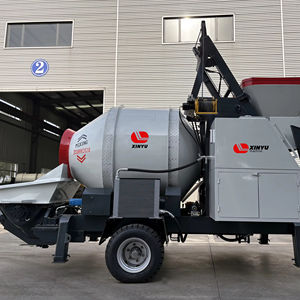 เครื่องผสมคอนกรีตเครื่องยนต์ดีเซลปั๊ม JBS40ปั๊มคอนกรีตพร้อมเครื่องผสมสำหรับโครงการก่อสร้าง - Product Image 1