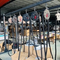 Appareil d'entraînement à la corde sans fin monté sur rack de musculation pour la force du haut du corps – Machine à corde de traction pour usage commercial et domestique