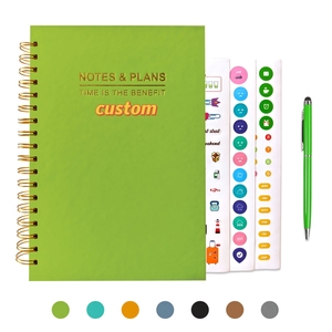 Tùy chỉnh xoắn ốc Tạp Chí in ấn undated Lịch tổ chức tạo ra của riêng bạn cá nhân theo giờ kế hoạch bù đắp in ấn - Product Image 1