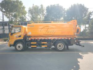 Rental Preferred VASOL T3 10-12CBM Jet Vacuum Truck Three Working Functions For Septic Cleaning & Road Spraying Business - Product Image 3