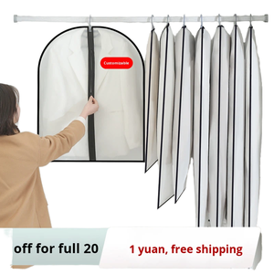 Fundas Protectoras para Ropa YiMing, Fundas para Guardar Trajes y Chaquetas, Bolsas para Colgar Ropa, 60x80cm, Material PE, Tipo Gancho - Product Image 5
