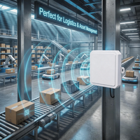 Módulo RFID UHF Integrado FJ-U84 con 4 Puertos SMA, Impinj E710 33dBm, Placa Lectora TTL UART, Dispositivo OEM para Desarrollo Secundario, 25m+ 700+