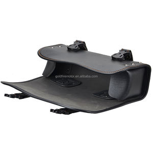 Sacoche de selle universelle pour <span class=keywords><strong>moto</strong></span>, fourche avant noire, guidon, rangement de baril de queue de course pour <span class=keywords><strong>Kawasaki</strong></span> Honda Suzuki Yamaha - Product Image 5