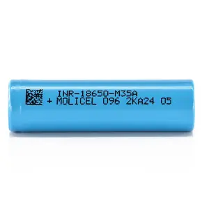 Moli-batería de iones de litio recargable INR18650 M35A, 18650, 3500mAh, 10A, auténtica, hecha en Taiwán