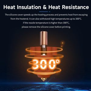 ครีลิตี้ เค 1 ซี เค 2 เอสอีถุงเท้าซิลิโคน ฝาครอบฉนวนกันความร้อนฮอตเอนด์ อุปกรณ์เสริมเครื่องพิมพ์ 3 มิติ - Product Image 3