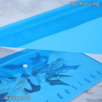Portefeuilles en plastique A4 transparents, enveloppes de documents, portefeuilles Popper avec bouton