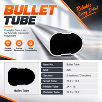 Poignée télescopique en aluminium pour bagages, support de téléphone étanche rabattable, tube de protection, tige de traction réglable et légère pour chariot