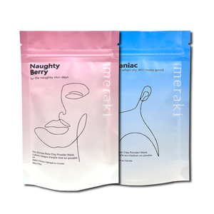 Pochette de maquillage personnalisée avec finition mate, sac d'emballage de cosmétiques - Product Image 1