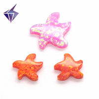 Nouvelles pierres précieuses synthétiques opales violettes de style ample, taille trillion, avec traitement thermique et jeu de couleurs