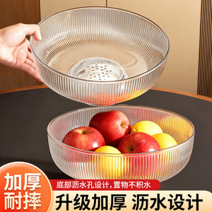 Transparent Fruit Platter With Stripe Design For Living Room <b>Coffee</b> <b>Table</b> Party Use Adult - Product Image 5