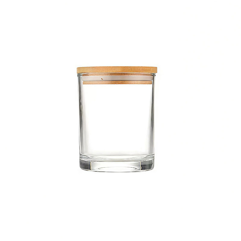 Luxury Empty Custom Candle Vessels Wholesale Round Clear 200ml 7oz ...