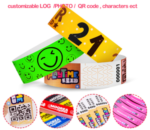 Promotionnel pas cher événement étiquettes de poignet Tyvek <span class=keywords><strong>Bracelet</strong></span> billets Concert entrée papier <span class=keywords><strong>Bracelet</strong></span> <span class=keywords><strong>Bracelet</strong></span> bandes de main pour la fête - Product Image 3
