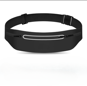 Riñonera de neopreno impermeable con cierre de cremallera, cinturón deportivo Unisex ultrafino de 7 pulgadas para correr y hacer senderismo - Product Image 1