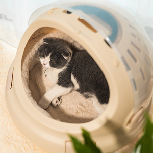 अंतरिक्ष कैप्सूल बिल्लियों घोंसला प्लास्टिक बिल्ली घर बहु-कार्यात्मक बिल्ली कूड़े बॉक्स - Product Image 4