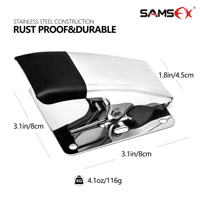 Planche à Désosser SAMSFX, Outils de Nettoyage du Poisson, Pince à Filet, Clip pour Queue de Poisson, Planche pour Écailler, Table à Découper, Pinces à Filet avec Poignée