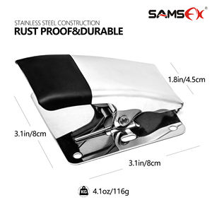 แผ่นรอ<span class=keywords><strong>ง</strong></span>ทำความสะอาด<span class=keywords><strong>ปลา</strong></span> SAMSFX พร้อมที่หนีบ<span class=keywords><strong>ปลา</strong></span> ที่หนีบหาง<span class=keywords><strong>ปลา</strong></span> สำหรับขูดเกล็ด ตัดปลา พร้อมที่จับ - Product Image 2