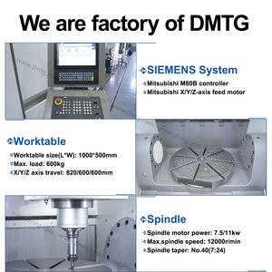 גבוה vdu650 cnc אנכי עיבוד cnc אנכי בקר 5 ציר cnc מכונת כרסום - Product Image 2