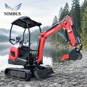 Nimbus ISO9001 Crawler System <b>Platform</b> Mini Excavator Landscaping Agriculture Cab Air Conditioning Multi-Scene Adaptability Supp - Product Image 1