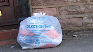 Túi Từ Thiện In Tùy Chỉnh Cho Quần Áo Tặng Tie Handle Túi Thu Thập Từ Thiện Với Phong Bì Bên Ngoài - Product Image 6