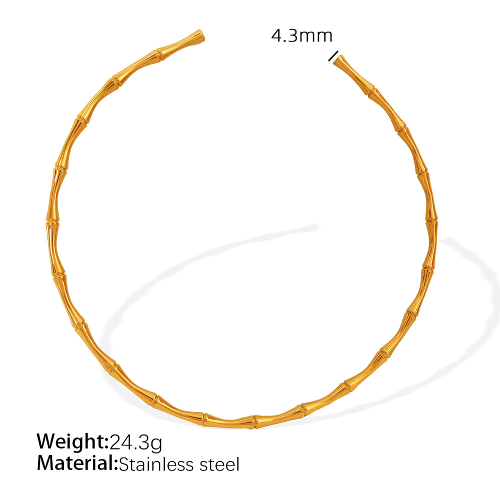 Collier doré réglable XL72