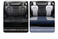 Funda de Asiento de Coche de Cuero Nappa, Ajuste Personalizado para Tesla Model Y 2020-2025, 5 Plazas, Envoltura Completa, Mejora Interior, Compatible con Calefacción de Asientos y Airbag