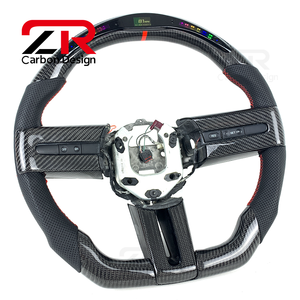 Accessoires de voiture pour Ford <span class=keywords><strong>Mustang</strong></span> GT ST RS GT350 500 Sport Volant en fibre de carbone 2004 <span class=keywords><strong>2005</strong></span> 2006 2007 2008 - Product Image 4