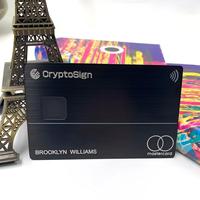 Tarjeta de Visita Personalizada de Acero Inoxidable 304, Ecológica, Duradera, Reciclable, con Grabado e Impresión de Nombre, Esquinas Redondeadas, RFID NFC