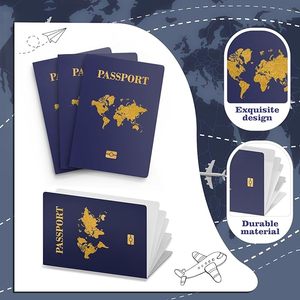 Çocuklar İçin Özel Pasaport Defteri, Rol Yapma Oyunları, Parti Malzemeleri, Okul Projeleri, Seyahat Temalı Etkinlikler, Boş Pasaport Defterleri - Product Image 2