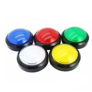 Arcade games switches arcade Accessories 100mm Dome start button with LED Light Illuminated push buttons