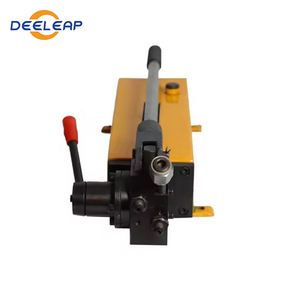 4L đôi diễn xuất xi lanh công cụ 2 giai đoạn tay thép bơm thủy lực cho uốn tóc bồng trong các ứng dụng thủy lực <span class=keywords><strong>PMD</strong></span>-2S - Product Image 6