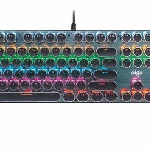 คีย์บอร์ดเกมมิ่ง Aigo 930 แบบกลไก 104 ปุ่ม RGB Backlit ขนาดเต็ม พร้อมโปรแกรมได้ - Product Image 1