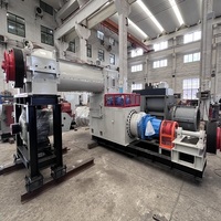 Ligne de production automatique de briques d'argile - Extrudeuse sous vide à deux étages avec moteur intégré