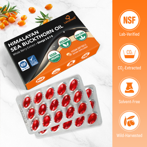 Cápsulas de Aceite de Espino Amarillo del Himalaya Laicuherb, Suplemento Dietético Vegano para una Piel Radiante y Salud Digestiva en Adultos - Product Image 5