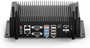 Mini PC sin Ventilador con Windows 11, Core I7-10510U, 16GB de RAM, 256GB SSD, Mini Computadora de Escritorio con Linux, <span class=keywords><strong>6</strong></span> Puertos <span class=keywords><strong>COM</strong></span> RS232/422/485, GPIO, 4K 3xDisplay - Product Image 2