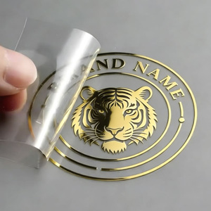 Haga que las etiquetas de productos se destaquen con pegatinas de transferencia de impresión 3D personalizadas y troqueladas para la marca de embalajes minoristas - Product Image 1