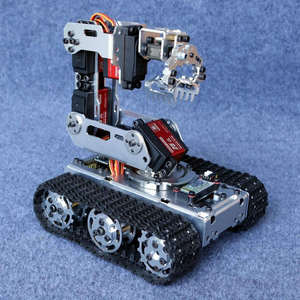 Kit de Brazo Robótico Móvil para Arduino, Pinza Mecánica Programable DIY con Chasis, Juguete Educativo de Codificación STEM K03 - Product Image 5