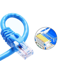 Cable de Conexión Cat6 de Fábrica en CHINA al Mejor Precio, Cable LAN de Cobre Desnudo CCA, Cable de Comunicación Cat6 para Computadora
