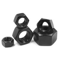 Tuercas Hexagonales de Acero al Carbono de Alta Calidad y Resistencia, Grado 4/5/6/8/10/12, UNC UNF 3/16 1/2 5/32, Zincadas, Pulimentadas, Negras, para Minería