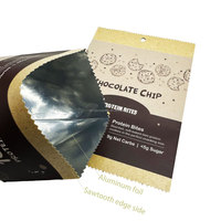 Sacs refermables personnalisés imprimés pour chocolats, emballage alimentaire biodégradable en Mylar, anti-odeur, refermable, 3,5g, pour chewing-gum et sushi