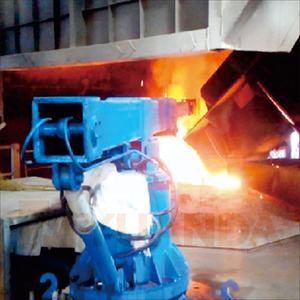 EAF炉油圧機械式ロボット鋼金属スクラップポーカープッシャーブームマニピュレーターアームIF誘導炉用 - Product Image 3