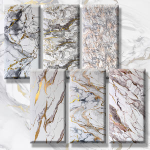 Китайские легкие УФ-панели, водонепроницаемые, 1220x2440 мм, SPC, WPC, ПВХ, имитация мрамора, для стен, с возможностью индивидуального дизайна для отелей, 3 мм - Product Image 3