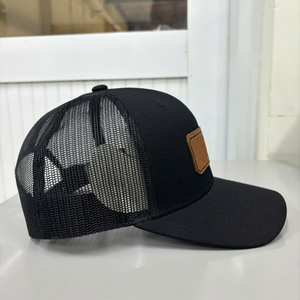 โรงงานผลิตหมวกแบบกำหนดเอง หมวกตาข่าย 6 แผง ทรง 112 ปีกโค้ง หมวก Trucker ปักลาย ปักโลโก้ตามสั่ง - Product Image 3