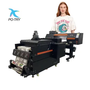 POTRY Upgrade 2.0 Version Tshirt Custom DTF Digital PET Film Printer
