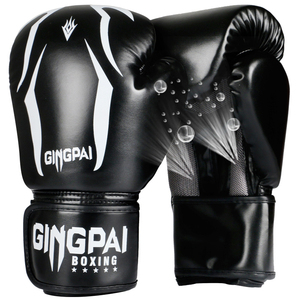 Người Đàn Ông Chuyên Nghiệp Của Phụ Nữ Trẻ Em Găng Tay Đấm Bốc Trong 6/8/10/12Oz PU Da Cho MMA Muay Thái Sanda Trẻ Dành Cho Người Lớn Đào Tạo - Product Image 2