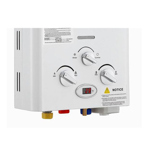 Compatto 6L naturale per il campeggio RV portatile esterno senza serbatoio con accensione a batteria in acciaio tipo canna fumaria scaldabagno a Gas - Product Image 6