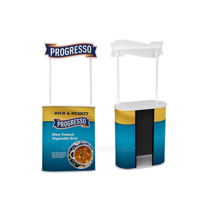 Comptoir d'exposition publicitaire pliable Offre Spéciale, <span class=keywords><strong>Table</strong></span> de Promotion Portable de qualité supérieure avec parapluie - Product Image 3