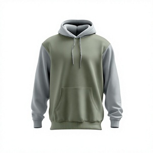 Sweat-shirt à capuche oversize pour homme en coton lourd 100% personnalisé, 350 GSM, en molleton, style streetwear, sweat-shirt uni - Product Image 4