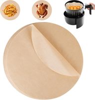 Papel Antiadherente para Freidora de Aire, para Hornear, Asar y Cocinar, Material Seguro para Alimentos